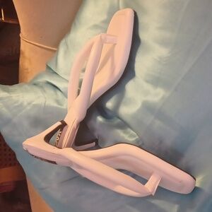 ZARA White Padded Thong Kitten Heels 41,9-10